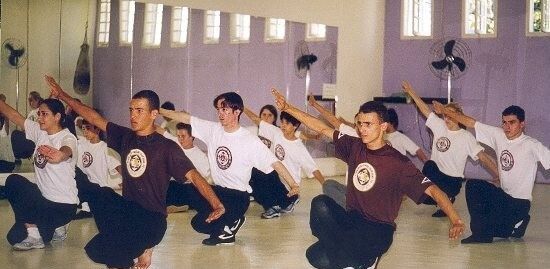Treino do 2º kati.